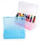 Sewing Thread Storage Box, Spool, Bobbin Organizing Case with Carrying Handle, Craft Thread Holder for Needlework Sewing
