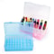 Sewing Thread Storage Box, Spool, Bobbin Organizing Case with Carrying Handle, Craft Thread Holder for Needlework Sewing