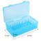 Sewing Thread Storage Box, Spool, Bobbin Organizing Case with Carrying Handle, Craft Thread Holder for Needlework Sewing