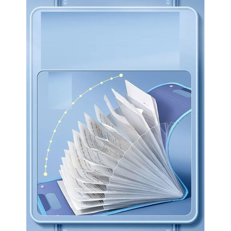 Travel Large Capacity Compartment Layered Storage Bag Organize Paper Towels Socks Photo Files Bookm 5