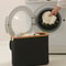 See-Through Paper Towel Storage Basket, Foldable Waterproof Storage Box with Lid for Bathroom, Household Sundries
