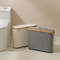 See-Through Paper Towel Storage Basket, Foldable Waterproof Storage Box with Lid for Bathroom, Household Sundries