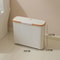 See-Through Paper Towel Storage Basket, Foldable Waterproof Storage Box with Lid for Bathroom, Household Sundries