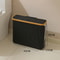 See-Through Paper Towel Storage Basket, Foldable Waterproof Storage Box with Lid for Bathroom, Household Sundries