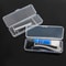 Men Travel Shaver Storage Box, Full Transparent Plastic Case for Razors Eco-Friendly PP Shaving Box High-Quality Handle