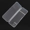 Men Travel Shaver Storage Box, Full Transparent Plastic Case for Razors Eco-Friendly PP Shaving Box High-Quality Handle