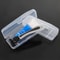 Men Travel Shaver Storage Box, Full Transparent Plastic Case for Razors Eco-Friendly PP Shaving Box High-Quality Handle
