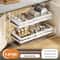 Pull Out Kitchen Cabinet Organizers RollOut Sliding Drawer Shelf For Household Storage Retractable 13