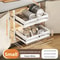 Pull Out Kitchen Cabinet Organizers RollOut Sliding Drawer Shelf For Household Storage Retractable 17