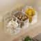 Versatile Storage Rack for Kitchen, Onion, Ginger, and Garlic Storage Basket Bathroom Hanging Basket, Plastic Storage