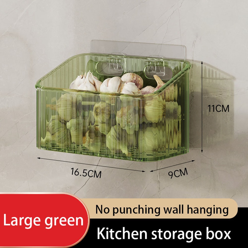 Versatile Storage Rack for Kitchen, Onion, Ginger, and Garlic Storage Basket Bathroom Hanging Basket, Plastic Storage