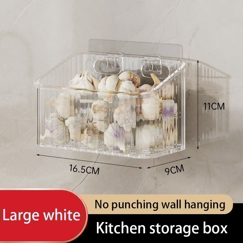 Versatile Storage Rack for Kitchen, Onion, Ginger, and Garlic Storage Basket Bathroom Hanging Basket, Plastic Storage