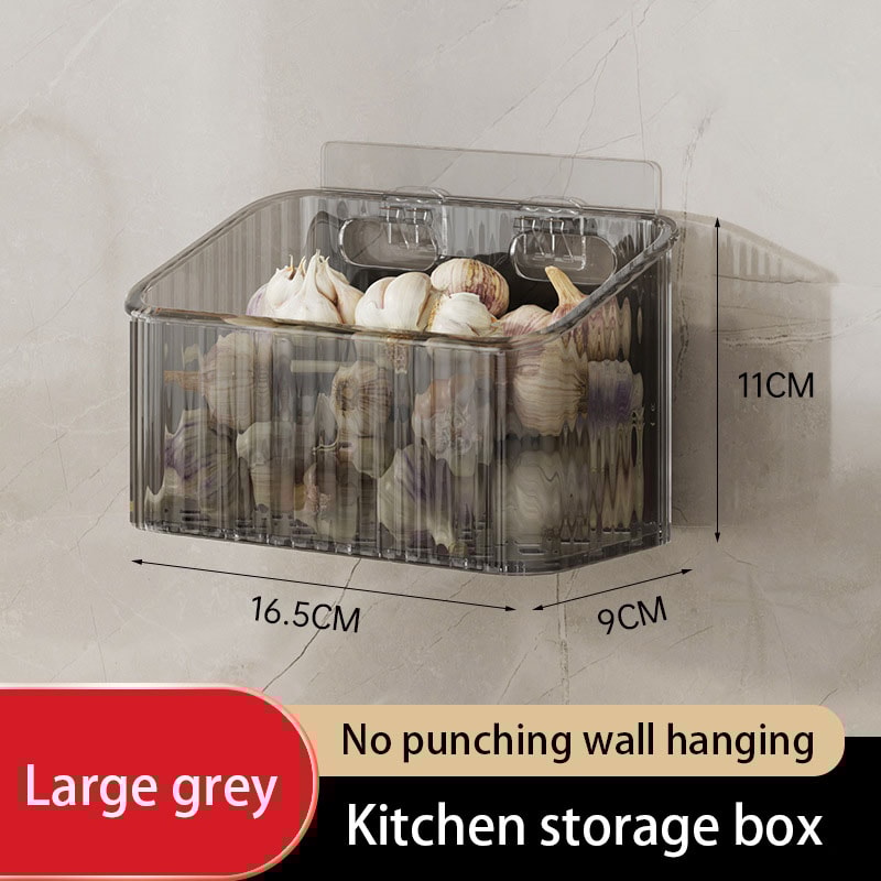 Versatile Storage Rack for Kitchen, Onion, Ginger, and Garlic Storage Basket Bathroom Hanging Basket, Plastic Storage
