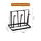 1Pcs 6 Cup Glass Drying Rack, Non-Slip Cup Organizer for Mugs, Glasses, Bottles, Sturdy Metal Holder with Silicone Hooks