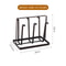 1Pcs 6 Cup Glass Drying Rack, Non-Slip Cup Organizer for Mugs, Glasses, Bottles, Sturdy Metal Holder with Silicone Hooks