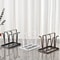 1Pcs 6 Cup Glass Drying Rack, Non-Slip Cup Organizer for Mugs, Glasses, Bottles, Sturdy Metal Holder with Silicone Hooks