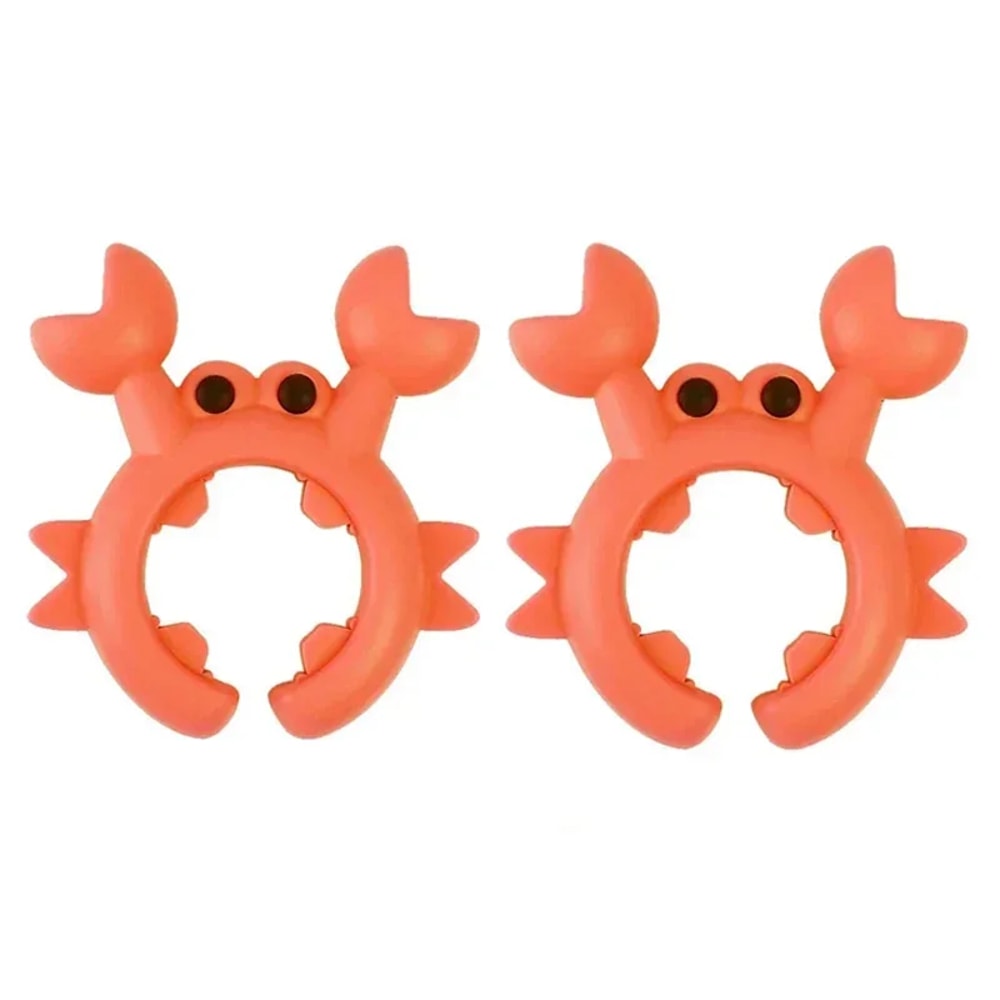 41PCS Silicone Spatula Rack Small Crab AntiScalding Pot Clip Universal Spoon Holder Clip Overflow S 6
