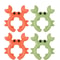 41PCS Silicone Spatula Rack Small Crab AntiScalding Pot Clip Universal Spoon Holder Clip Overflow S 11