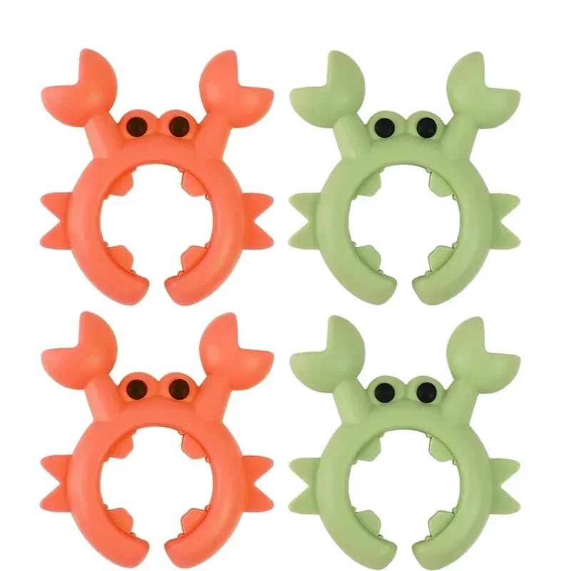 41PCS Silicone Spatula Rack Small Crab AntiScalding Pot Clip Universal Spoon Holder Clip Overflow S 11