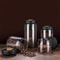 Coffee Beans Vacuum Sealed Tank, Airtight Glass Food Storage Jar for Household Kitchen Moisture-Proof, Air Extraction