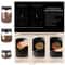 Coffee Beans Vacuum Sealed Tank, Airtight Glass Food Storage Jar for Household Kitchen Moisture-Proof, Air Extraction