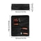 Black Chef Knife Roll Bag, 5 Pocket Portable Carry Case for Kitchen Knives Durable Oxford Storage Bag with Punch Design