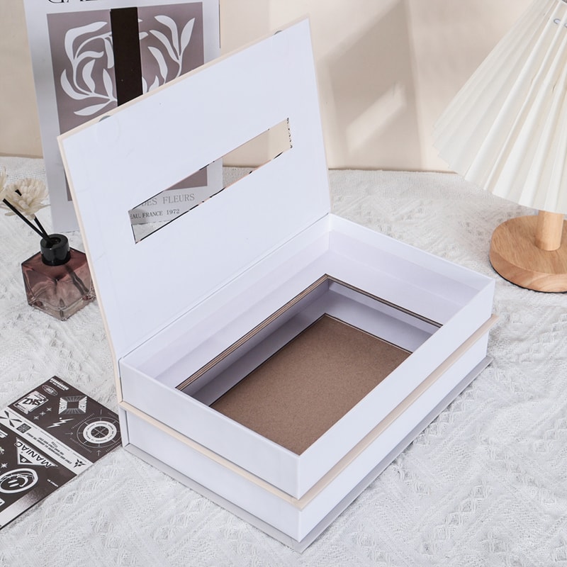 Luxury Book Style Tissue Box Cover, Elegant Napkin Holder Case for Home, Hotel, Office Decor