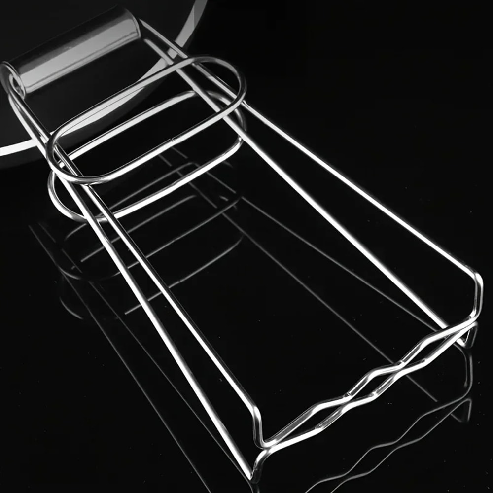 1-5PCS Stainless Steel Foldable Hot Dish Clamp, Anti-Scald Bowl Clip, Plate Pot Gripper, Kitchen Utensil Holder Tool