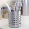 Stainless Steel Cylindrical Chopstick Cutlery Storage Box, Ideal for Home Kitchens, Restaurants Dormitories