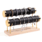 Detachable Bracelet Holder Jewelry Storage Stand with Wooden Tray, Elegant Jewelry Display Organizer