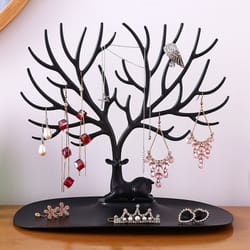 creative jewelry display stand, durable ring organizer, bracelet & necklace storage racks for stylish showcase