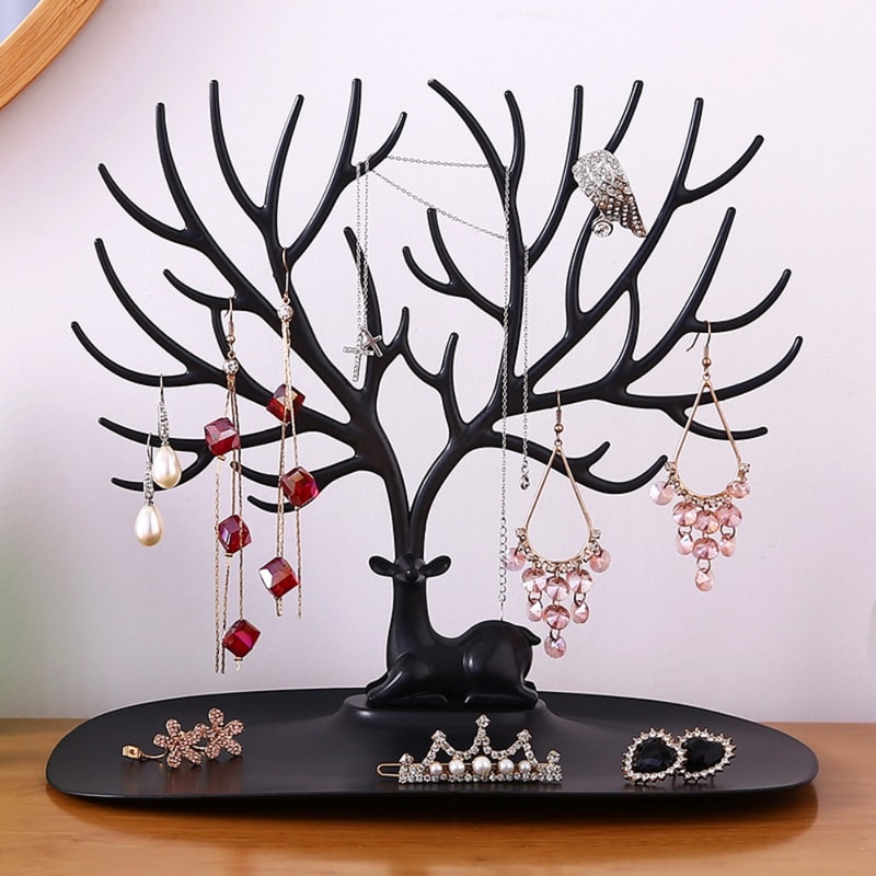 Creative Jewelry Display Stand, Durable Ring Organizer, Bracelet & Necklace Storage Racks for Stylish Showcase