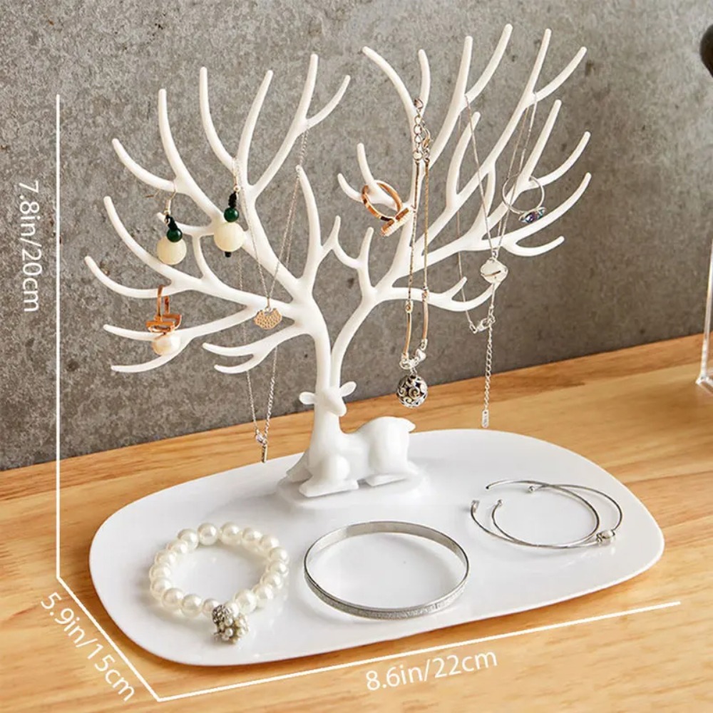 Creative Jewelry Display Stand, Durable Ring Organizer, Bracelet & Necklace Storage Racks for Stylish Showcase