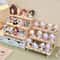 3 Tier Display Riser Stand, Wooden Shelf for Perfume Organizer, Figure Doll Storage, Display Shelf for Home Decor.