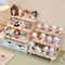 3 Tier Display Riser Stand, Wooden Shelf for Perfume Organizer, Figure Doll Storage, Display Shelf for Home Decor.