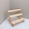 3 Tier Display Riser Stand, Wooden Shelf for Perfume Organizer, Figure Doll Storage, Display Shelf for Home Decor.