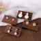 Black Walnut Earring Stud Display Cards, Solid Wood Jewelry Display Shelf for Ear Nails Earrings, Wooden Earring Storage