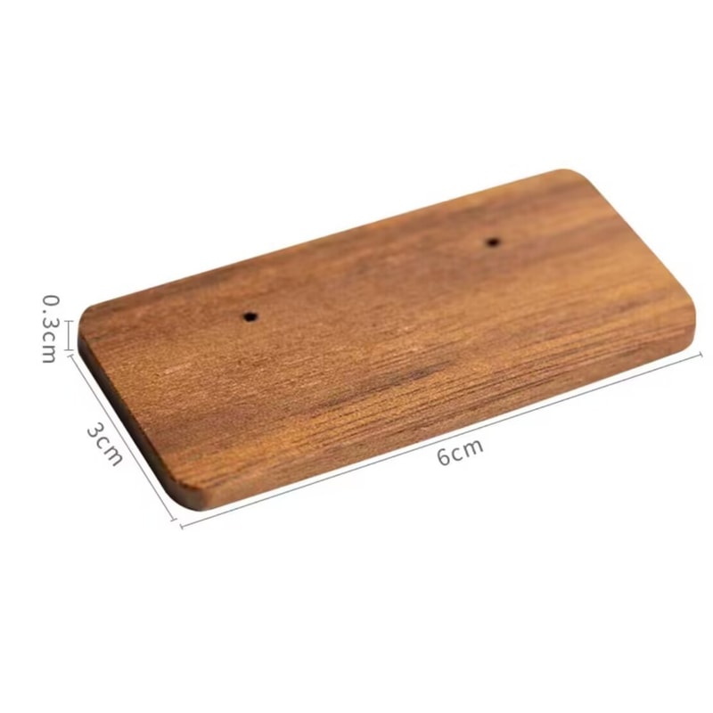 Black Walnut Earring Stud Display Cards, Solid Wood Jewelry Display Shelf for Ear Nails Earrings, Wooden Earring Storage