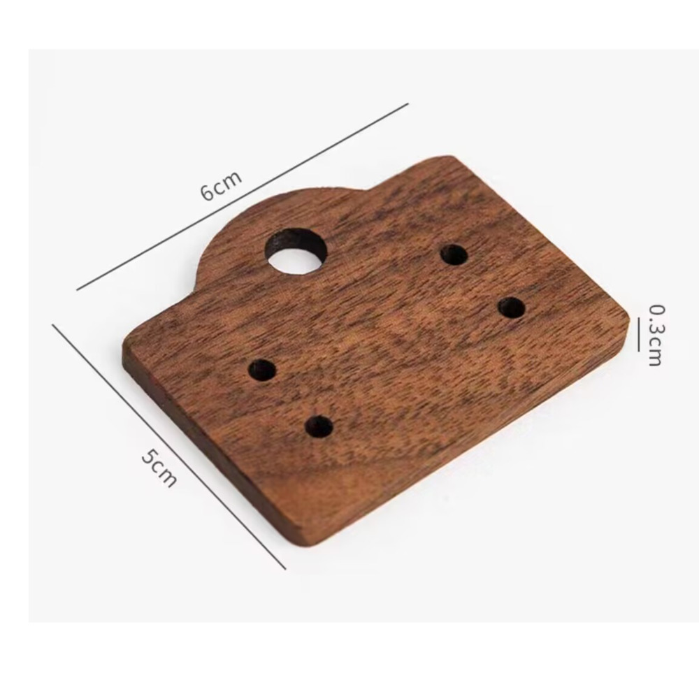 Black Walnut Earring Stud Display Cards, Solid Wood Jewelry Display Shelf for Ear Nails Earrings, Wooden Earring Storage