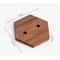 Black Walnut Earring Stud Display Cards, Solid Wood Jewelry Display Shelf for Ear Nails Earrings, Wooden Earring Storage