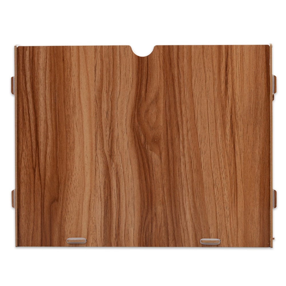 Wooden Fan Multilayer Standing Test Paper Tray Vertical Organizer File Rack Data Storage Office Sta 1