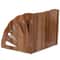 Wooden Fan Multilayer Standing Test Paper Tray Vertical Organizer File Rack Data Storage Office Sta 2