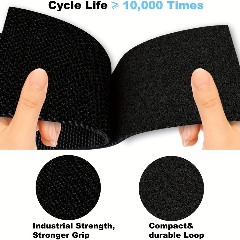 Heavy-Duty Storage Straps, Reusable Extension Cord Organizer, Cable Ties, Hose Storage Accessory Holder for Garage