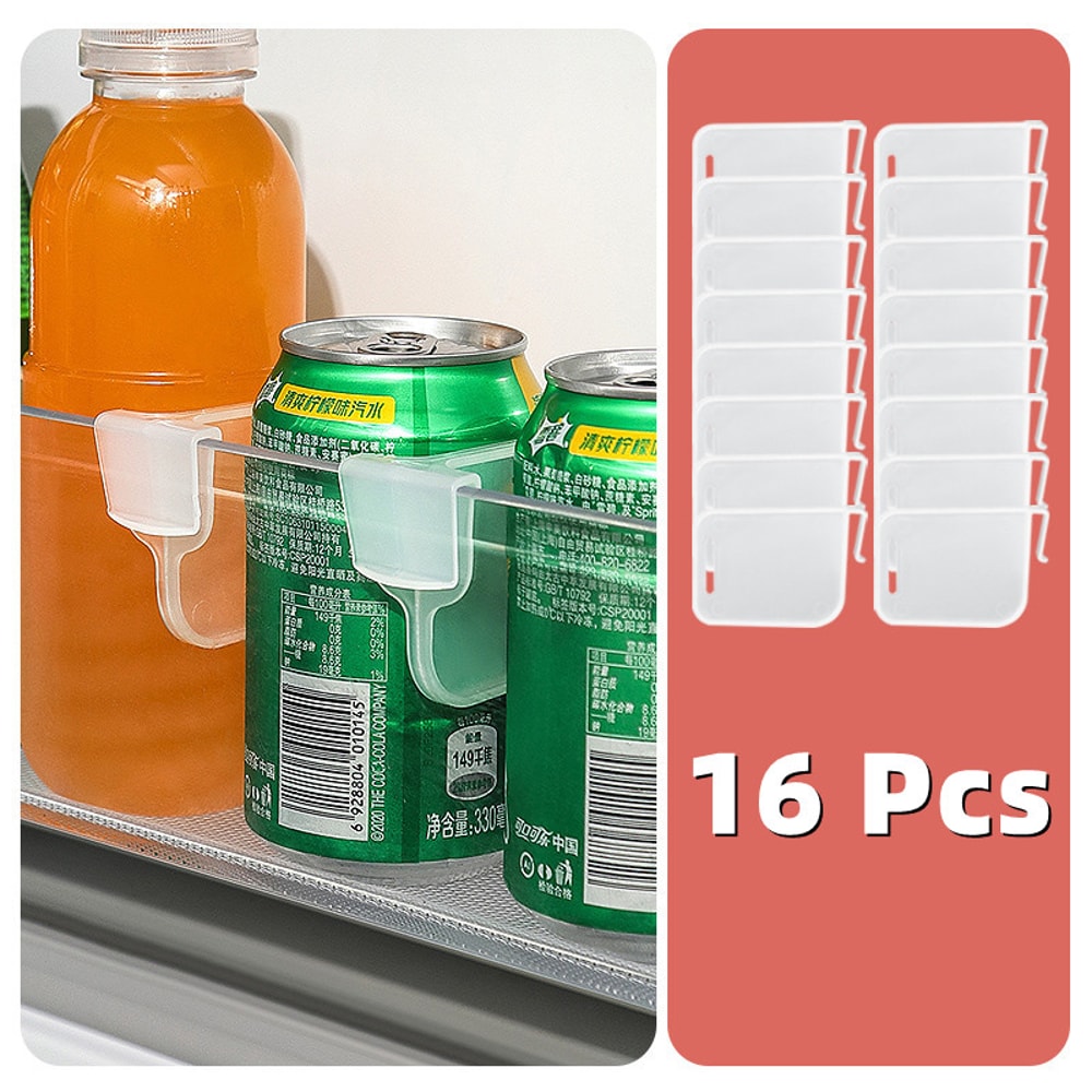 Refrigerator Storage Partition Board, Retractable Plastic Divider, Kitchen Shelf Organizer for Bottles, Cans