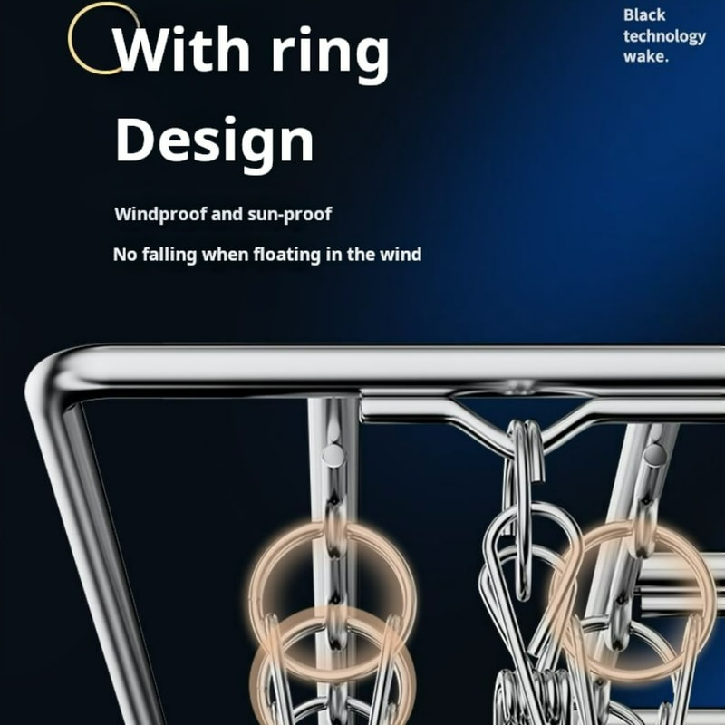 Premium Stainless Steel Windproof Clips HeavyDuty Clothespin For Laundry Hanger Clothesline Sock To 3