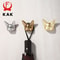 KAK Bulldog Design Wall Hanging Hooks, Heavy-Duty Zinc Alloy Coat Hook, Bag & Hat Rack for Home, Office Decor