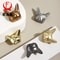 KAK Bulldog Design Wall Hanging Hooks, Heavy-Duty Zinc Alloy Coat Hook, Bag & Hat Rack for Home, Office Decor