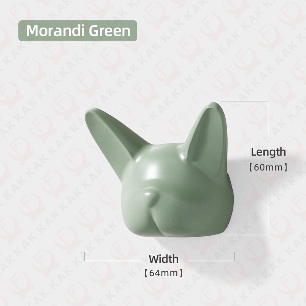 KAK Bulldog Design Wall Hanging Hooks, Heavy-Duty Zinc Alloy Coat Hook, Bag & Hat Rack for Home, Office Decor