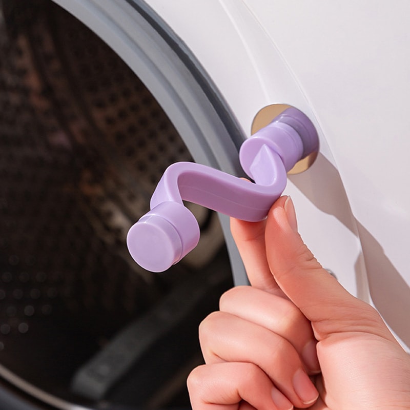 Silicone Washing Machine Door Safety Lock Magnetic Ventilated AntiMold Clip To Keep Washer Door Ope 2