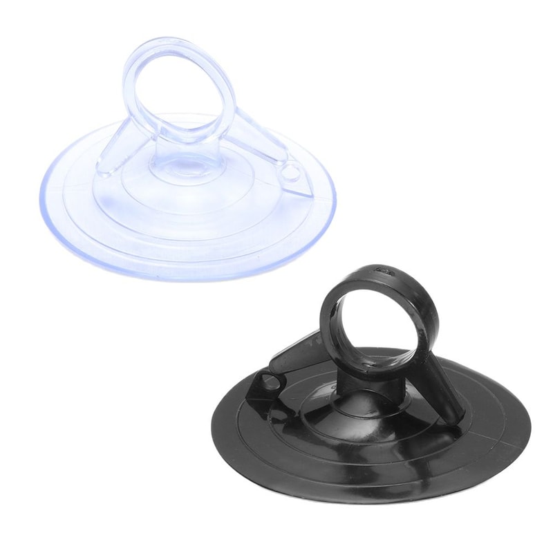 Rubber Clear Suction Cup Sucker, Heavy Duty PVC Suction Cup Hook for Car Sun Shade, Bathroom, Wall